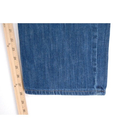 Levis 569 Jeans Mens 42x32 Blue Denim Loose Straight Fit Medium Wash Comfort - Picture 11 of 14